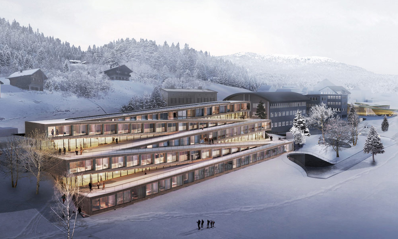 You Can Ski On This Hotel